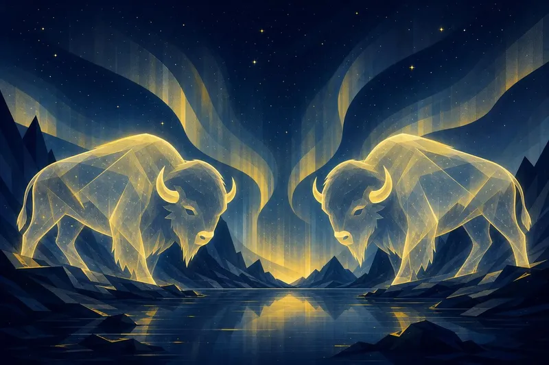 Double Buffalo Spirit slot artwork