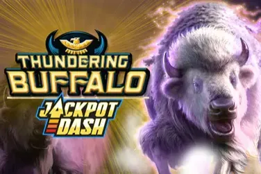 Thundering Buffalo Jackpot Dash slot artwork